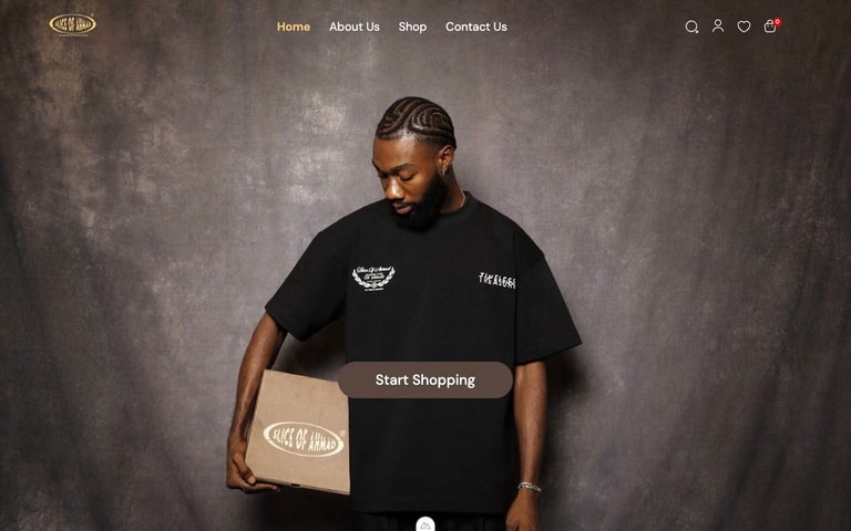 Slice of Ahmad website